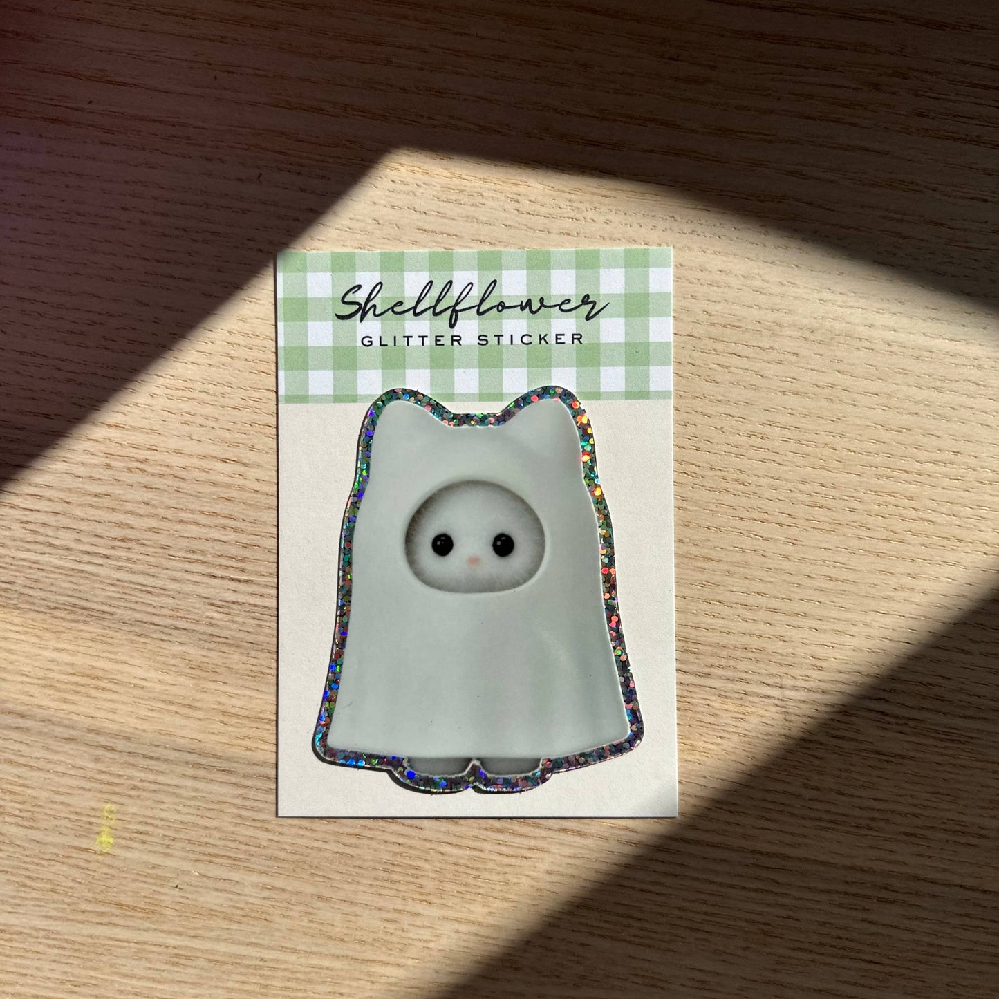 Ghost Glitter Vinyl Sticker 
