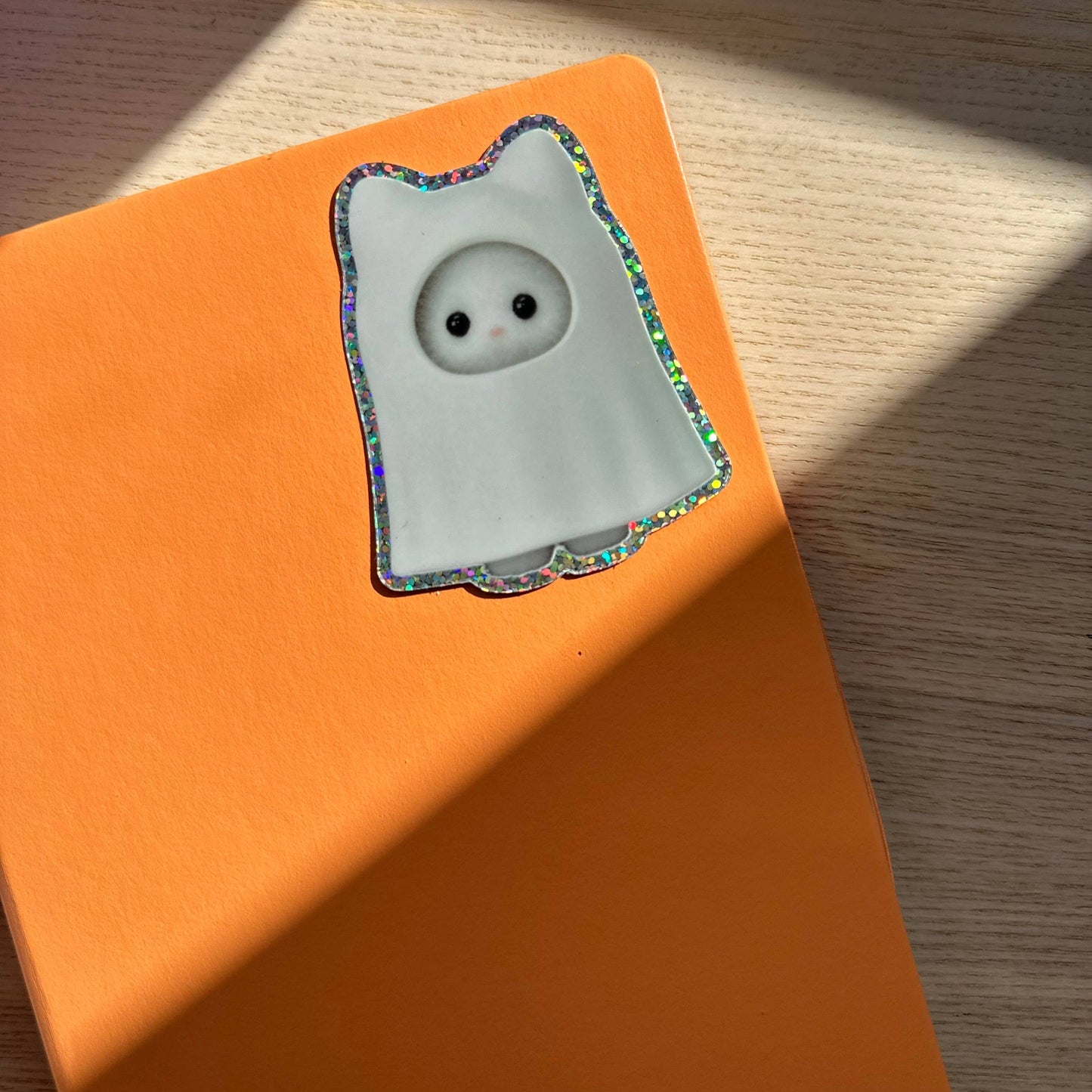 Ghost Glitter Vinyl Sticker 