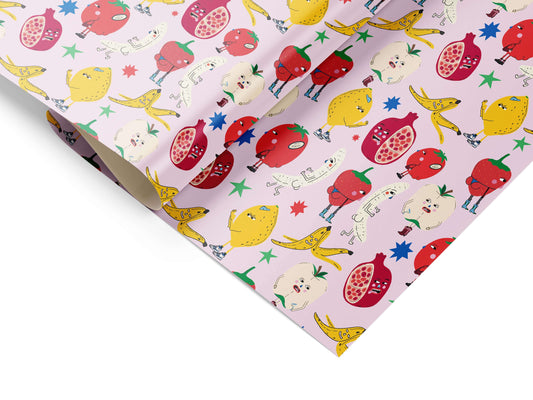 Gift wrap - Fruity basket