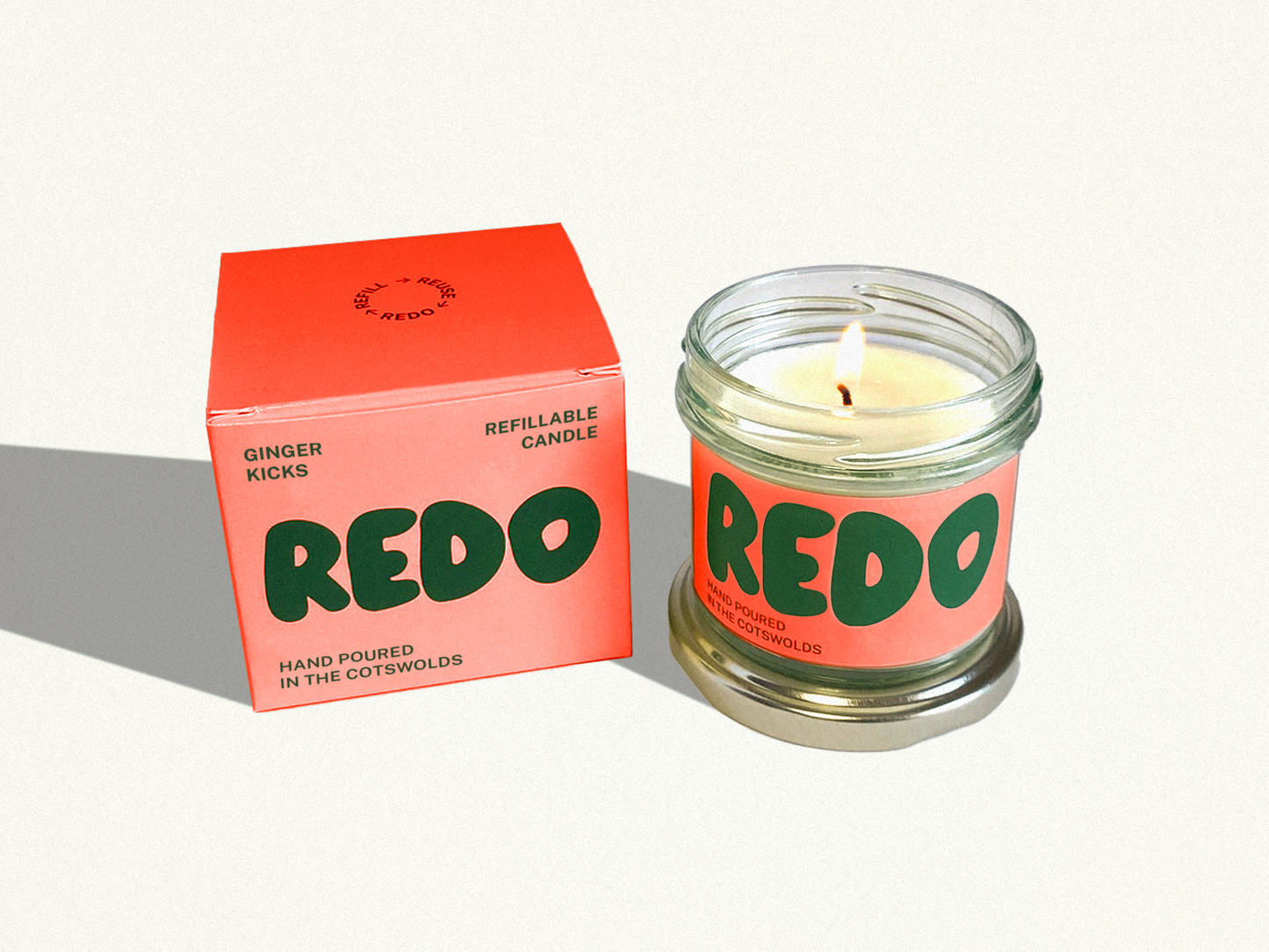 Ginger Candle I Winter Candle I Christmas Gift