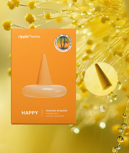 Ripple Incense Cones - Happy - Mimosa Aroma