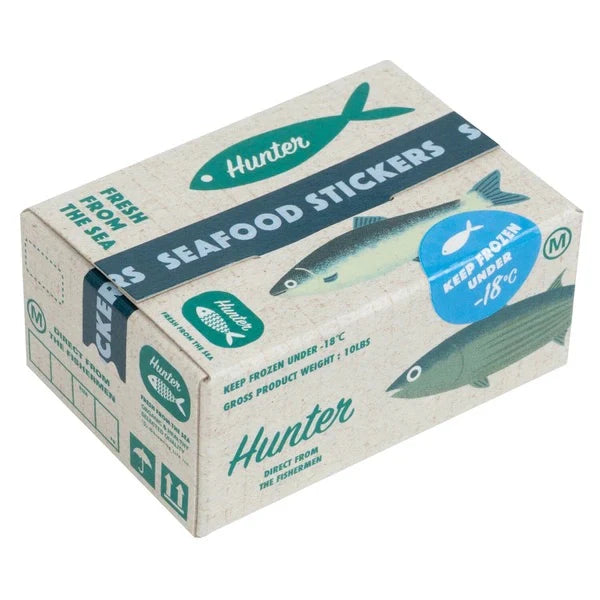 HACO Fish Market Fish Supplies - Box of Flake Japanese Stickers
