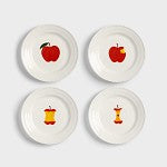 Hal Haines Apple Plate - Set of 4