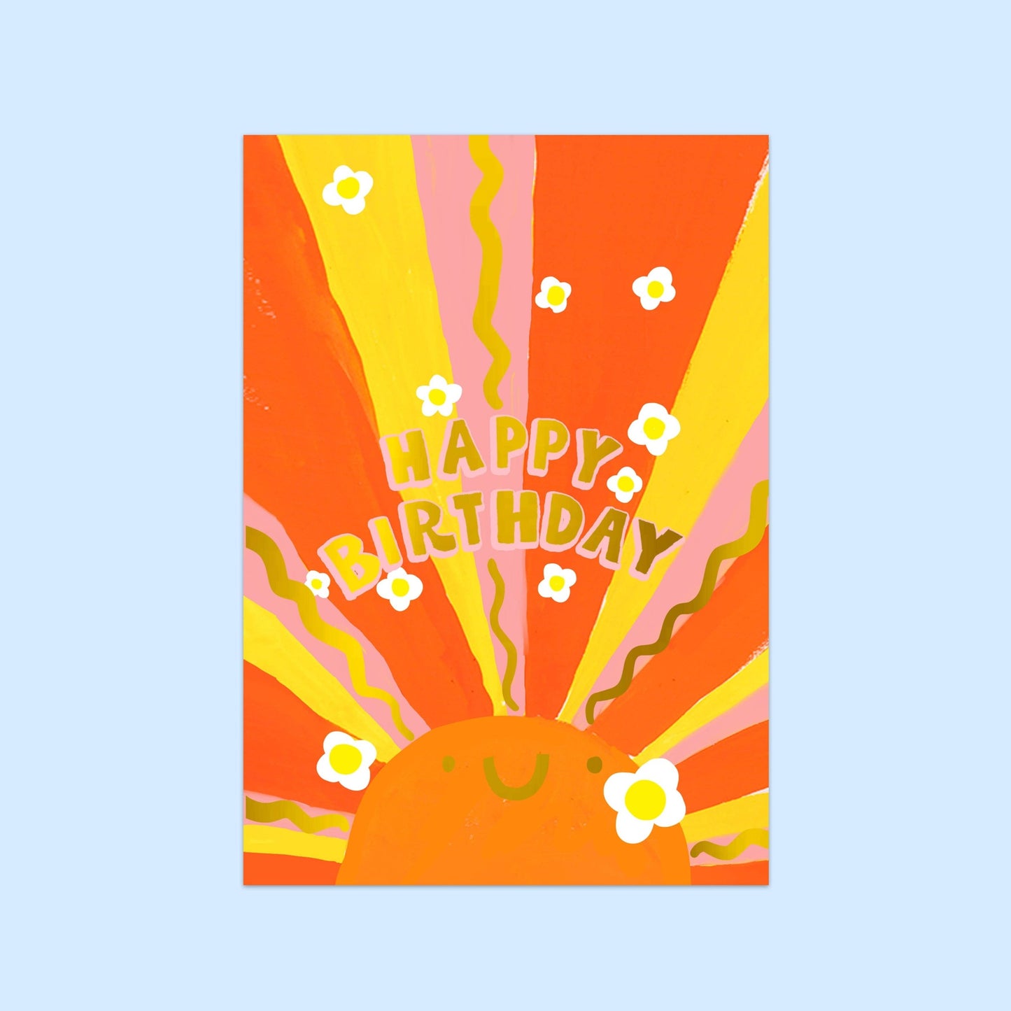 Happy Birthday Sunrise Card