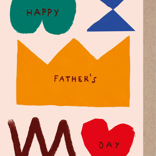 Happy Father's Day - Card For Dad - Abstract - Pattern - Fun