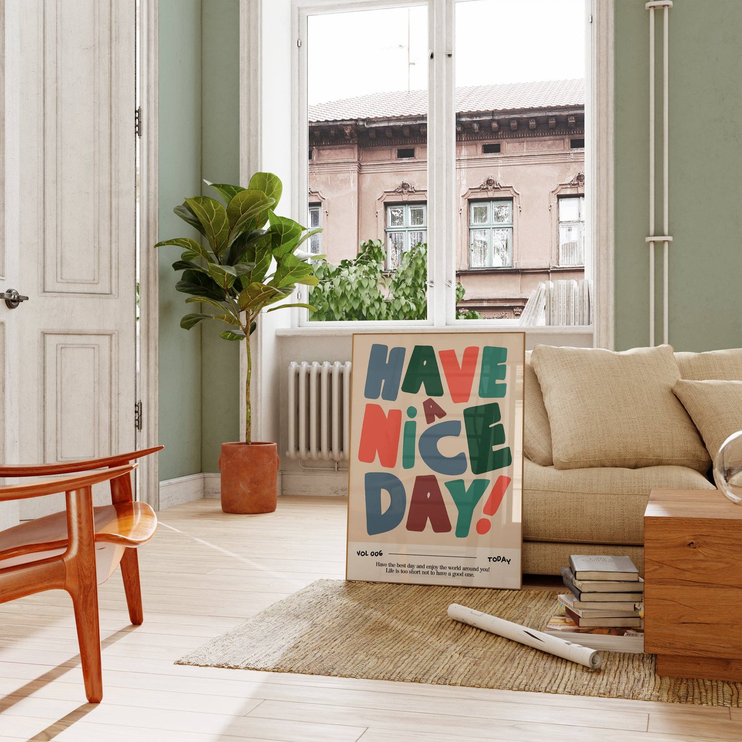Have a Nice Day Bold Print