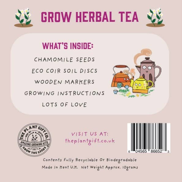 Herbal Tea. Eco Mini Grow-Kit - chat