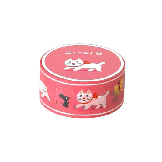 Hightide Retro Washi Tape - Cat and Mouse