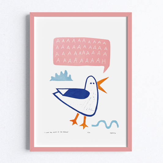 I Love The Sound Of The Seaside Print