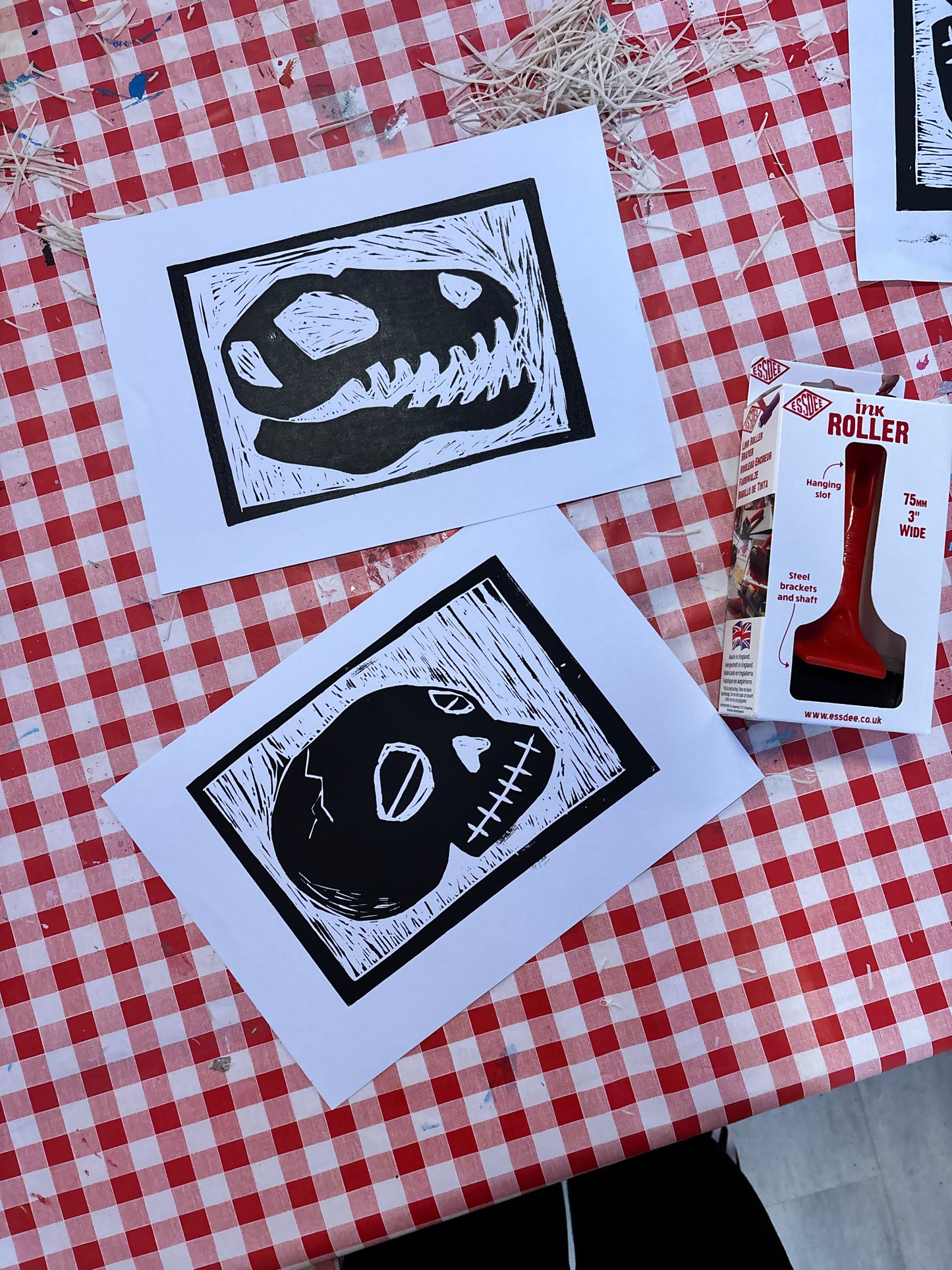 Introduction to Lino Printing ! Friday 14th August - 6:30pm - 8:30pm