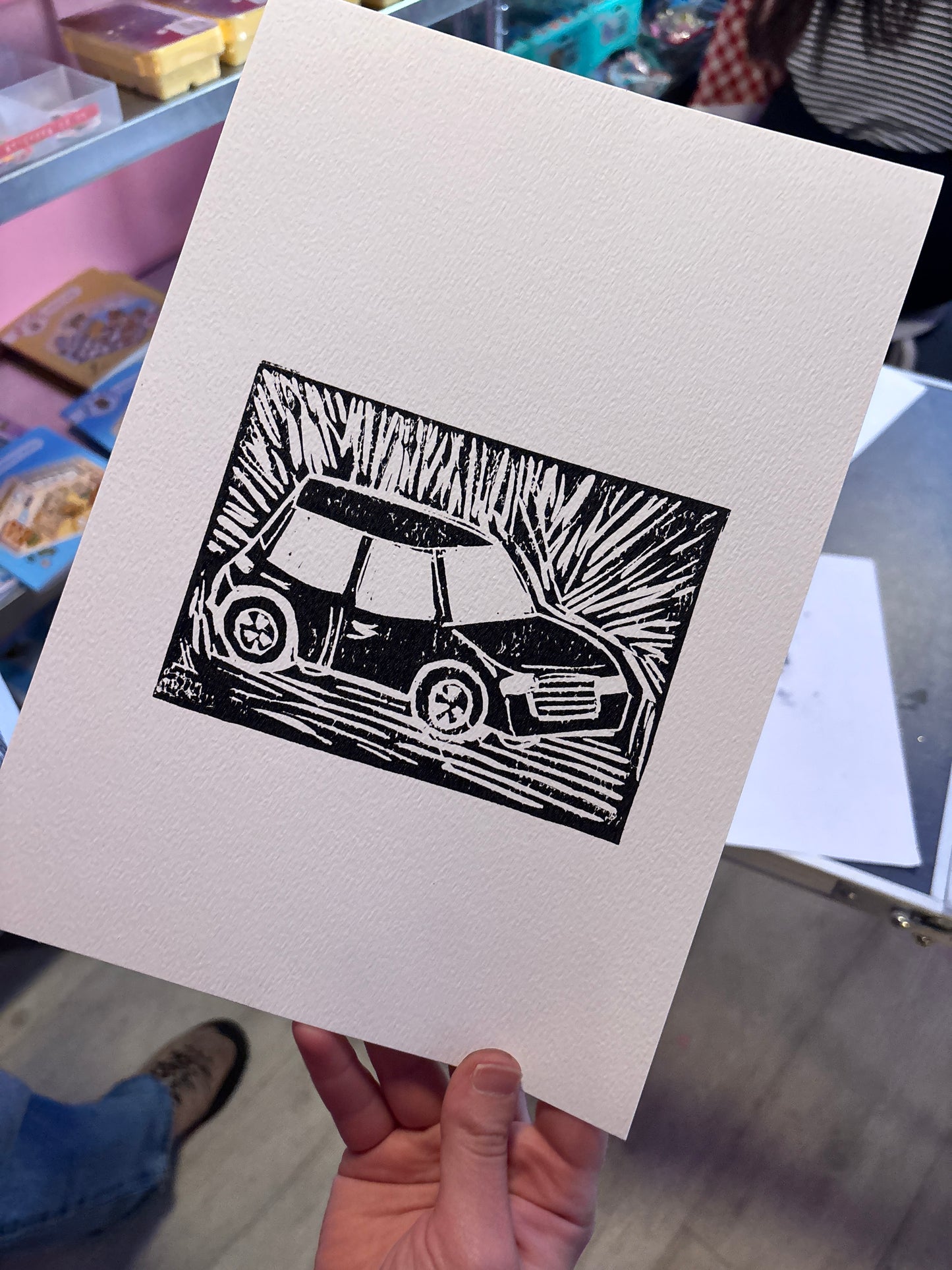 Introduction to Lino Printing ! Friday 14th August - 6:30pm - 8:30pm