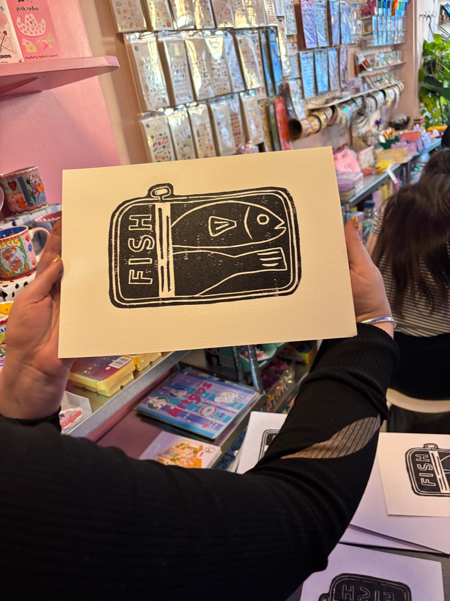 Introduction to Lino Printing ! Friday 14th August - 6:30pm - 8:30pm