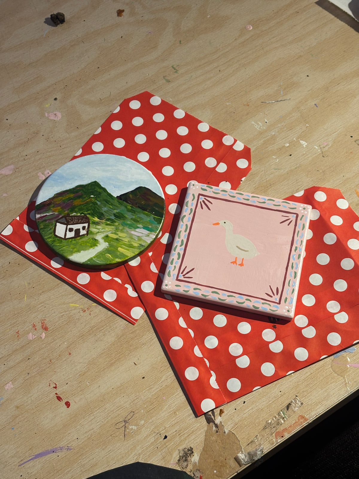 Coaster Painting, Cookies + Mulled Wine - Saturday 19th December - 7pm - 9pm