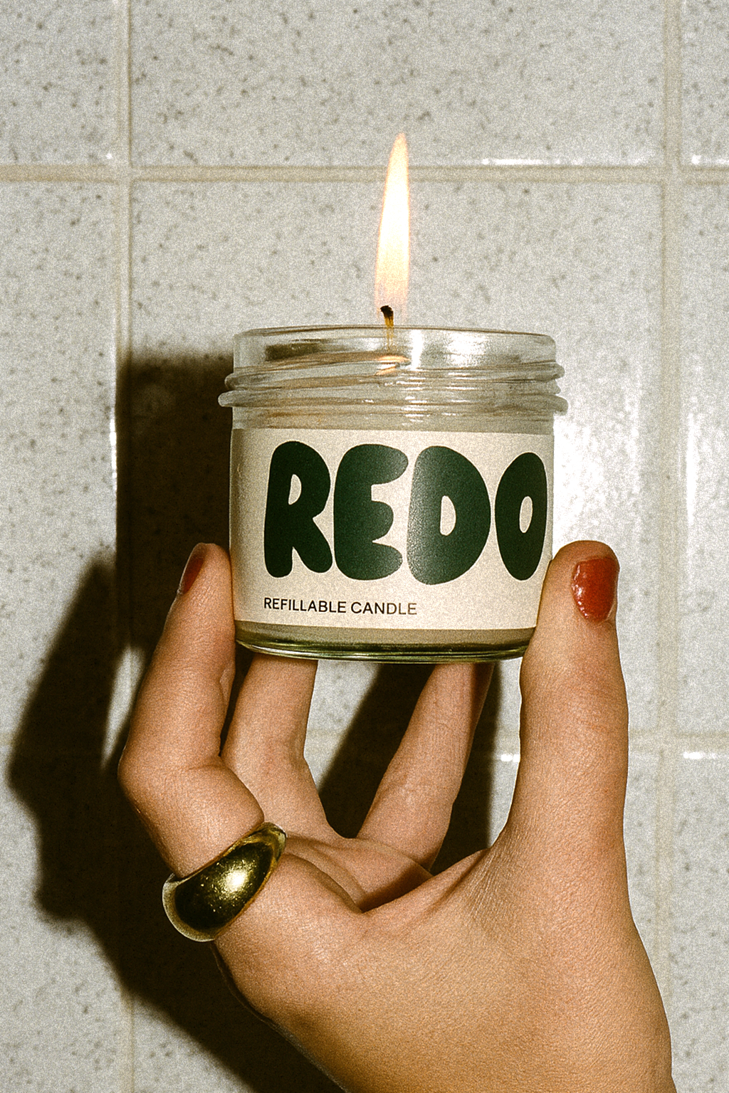 Jasmine Candle I Vegetable Wax I Vintage gift I Christmas Gift