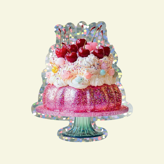 Jelly Vinyl Glitter Sticker