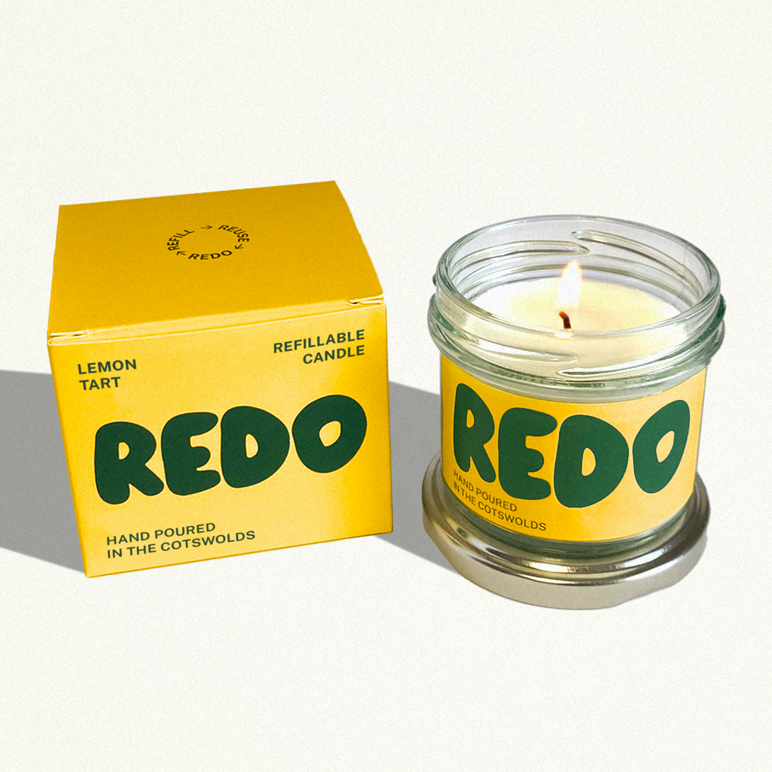 Lemon Candle I Citrus Candle I Summer Candle I Retro Gifts