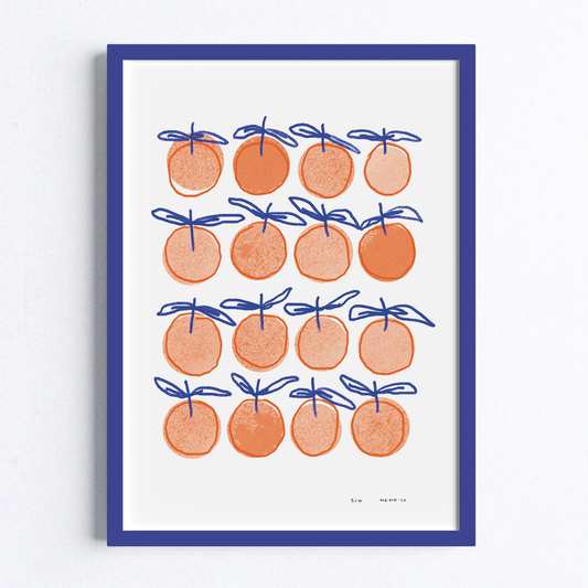Loads Of Oranges Print