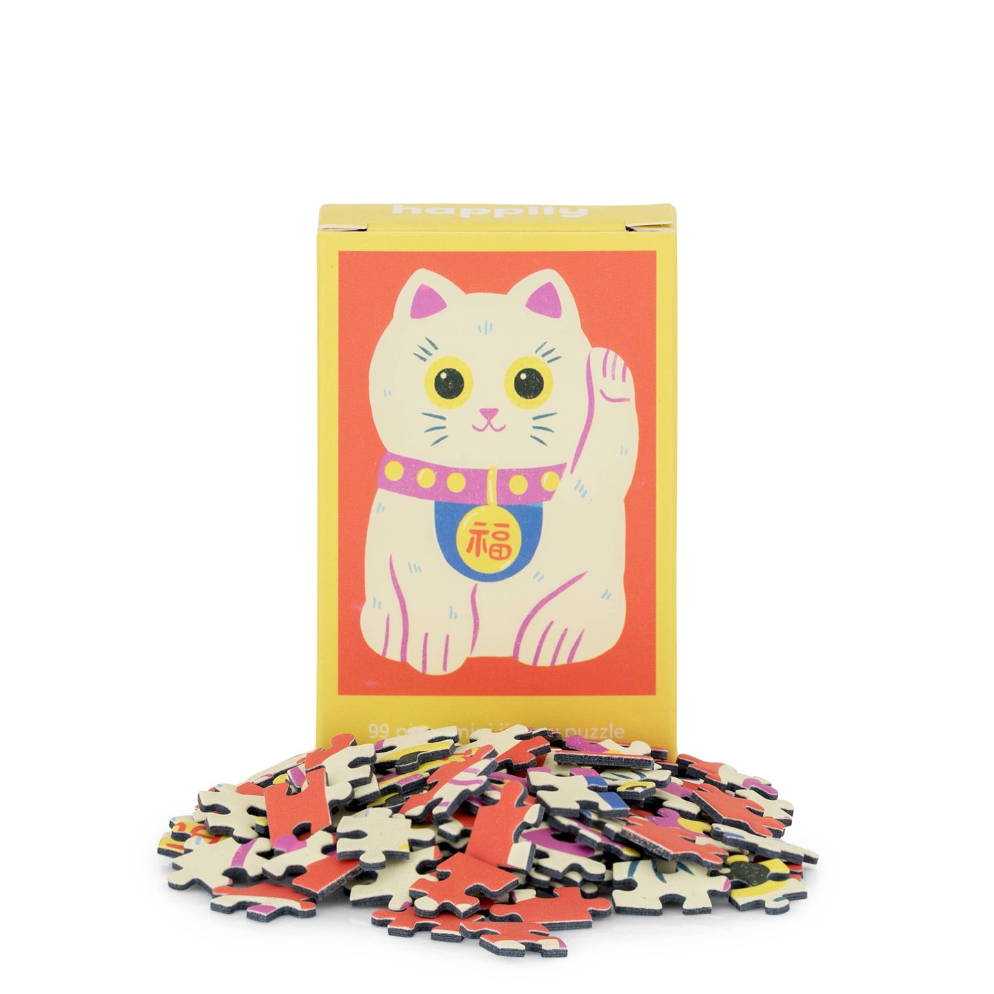 Lucky Cat - 99 Piece Mini Jigsaw Puzzle