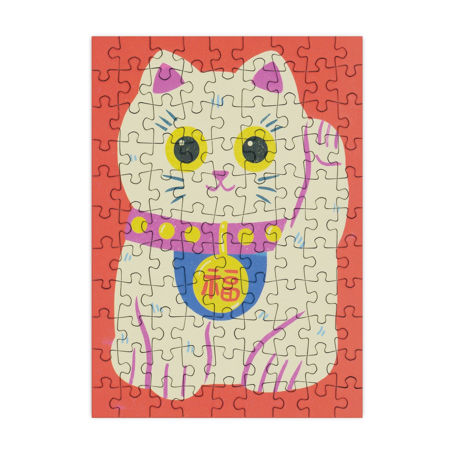 Lucky Cat - 99 Piece Mini Jigsaw Puzzle