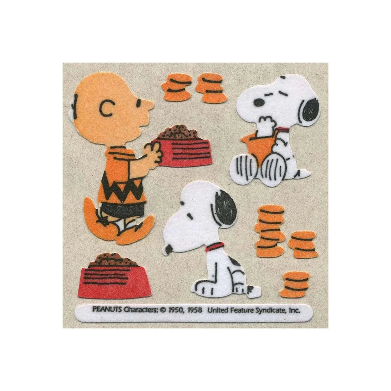 Vintage Snoopy Stickers - On The Roll