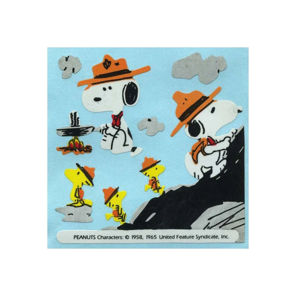Vintage Snoopy Stickers - On The Roll
