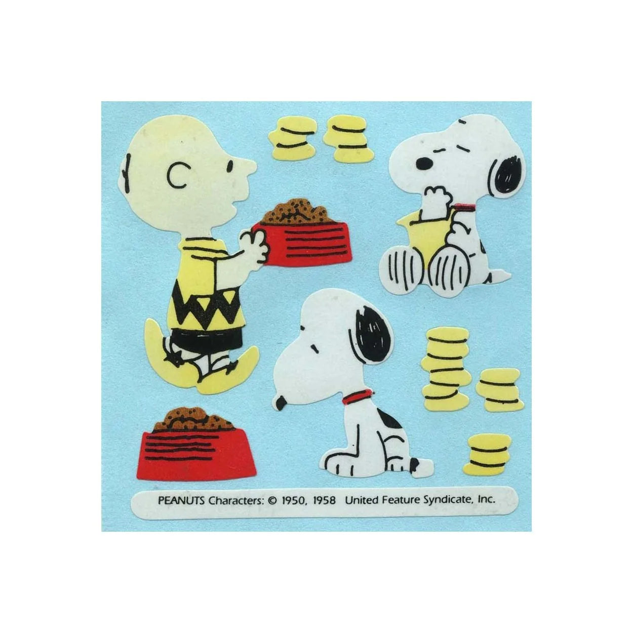 Vintage Snoopy Stickers - On The Roll
