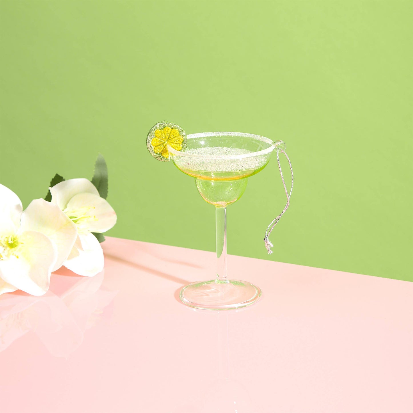 Margarita Cocktail Shaped Bauble