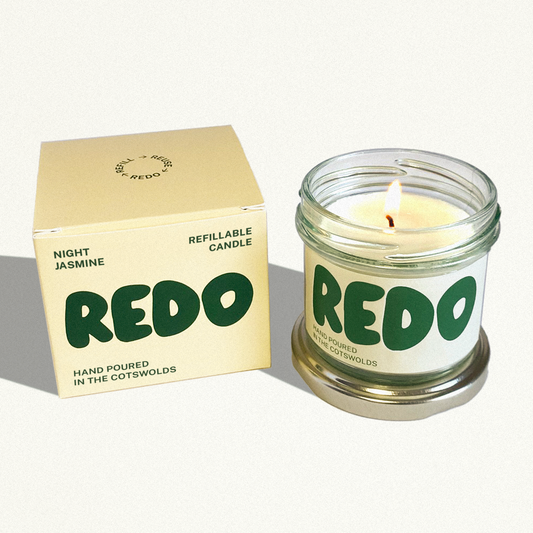 Night Jasmine Candle I Retro Style Gift I Eco-Gift