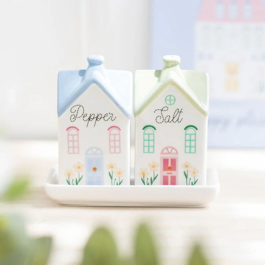 Pastel House Cottagecore Salt and Pepper Shakers
