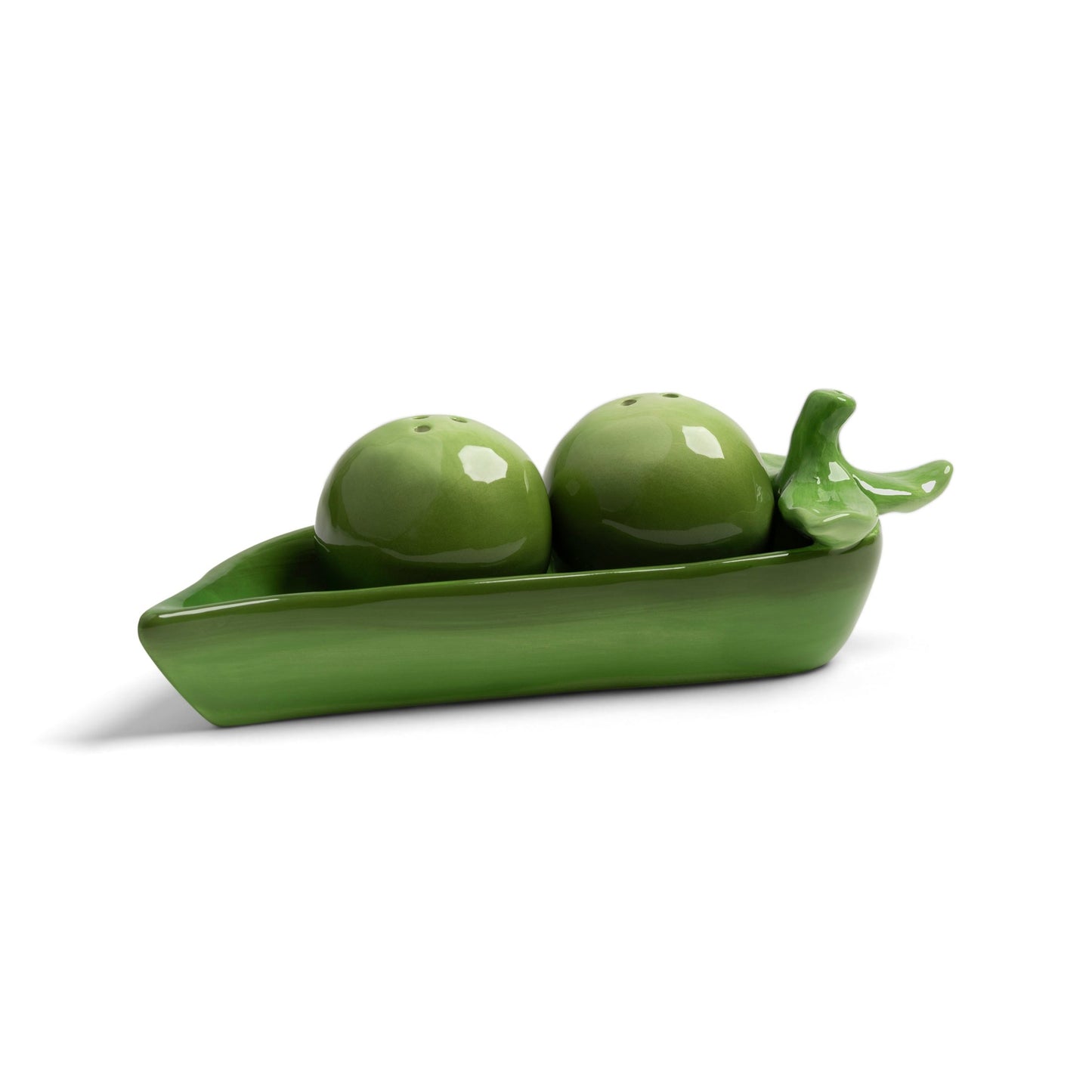 Pea Pod Salt and Pepper Shakers