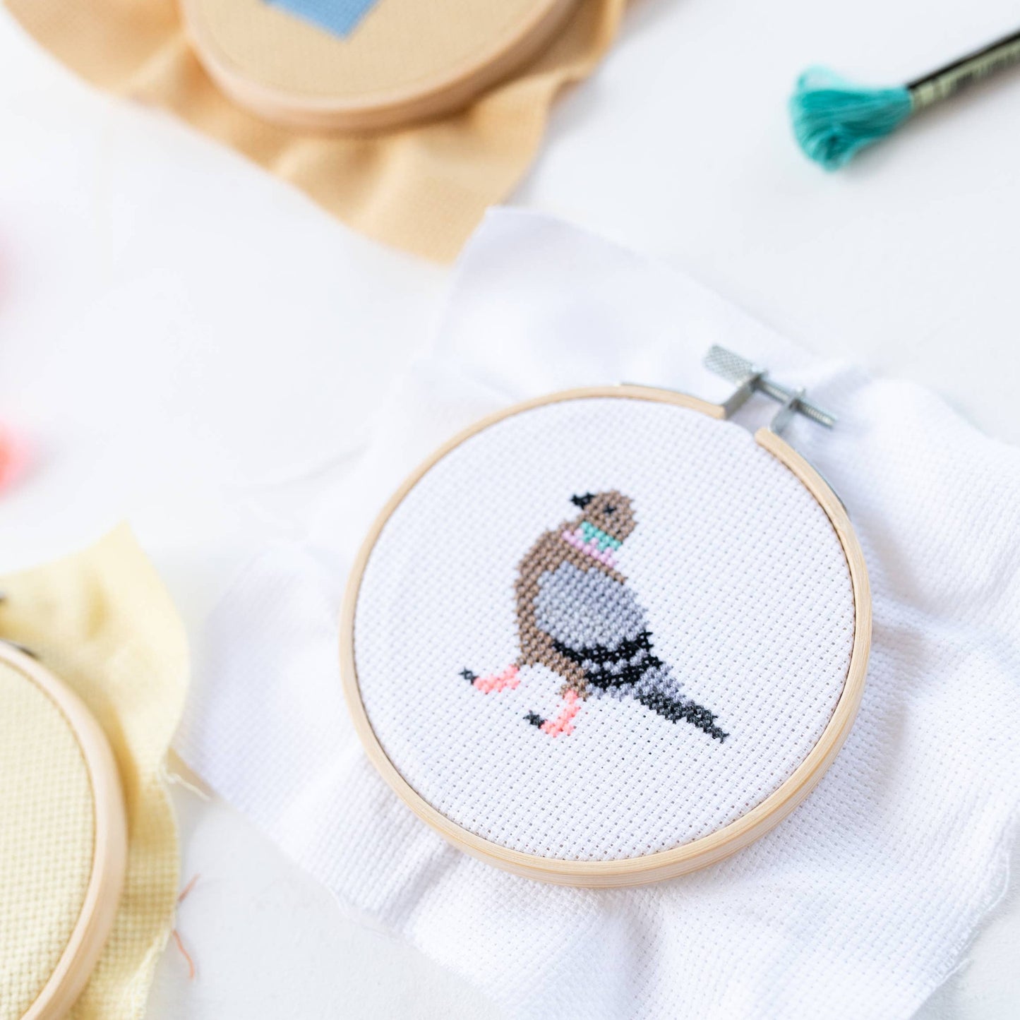 Pigeon Cross Stitch Kit