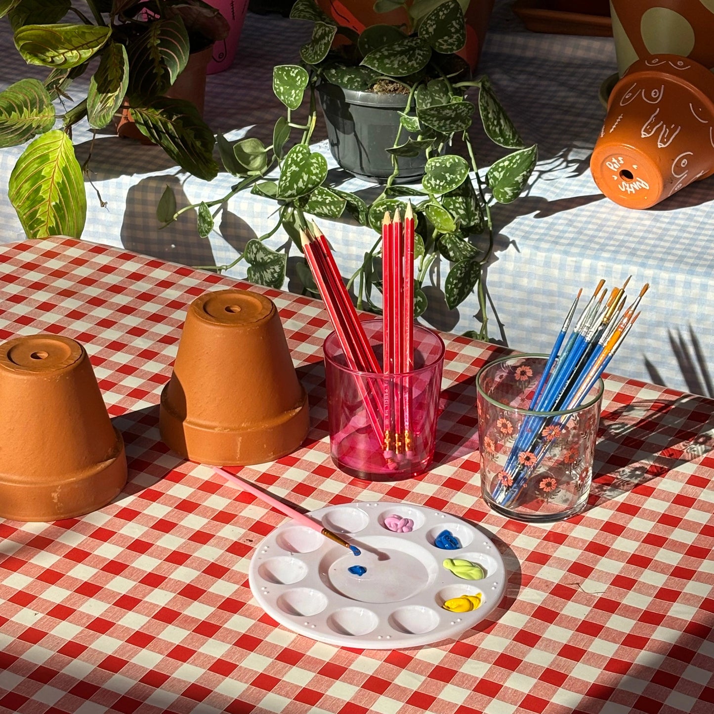 Galentines! Vase Painting + Dried Flower Arranging - Wednesday 12th February - 6:30pm - 9pm