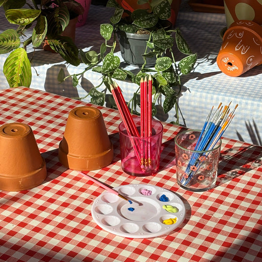 Galentines! Vase Painting + Dried Flower Arranging - Wednesday 12th February - 6:30pm - 9pm