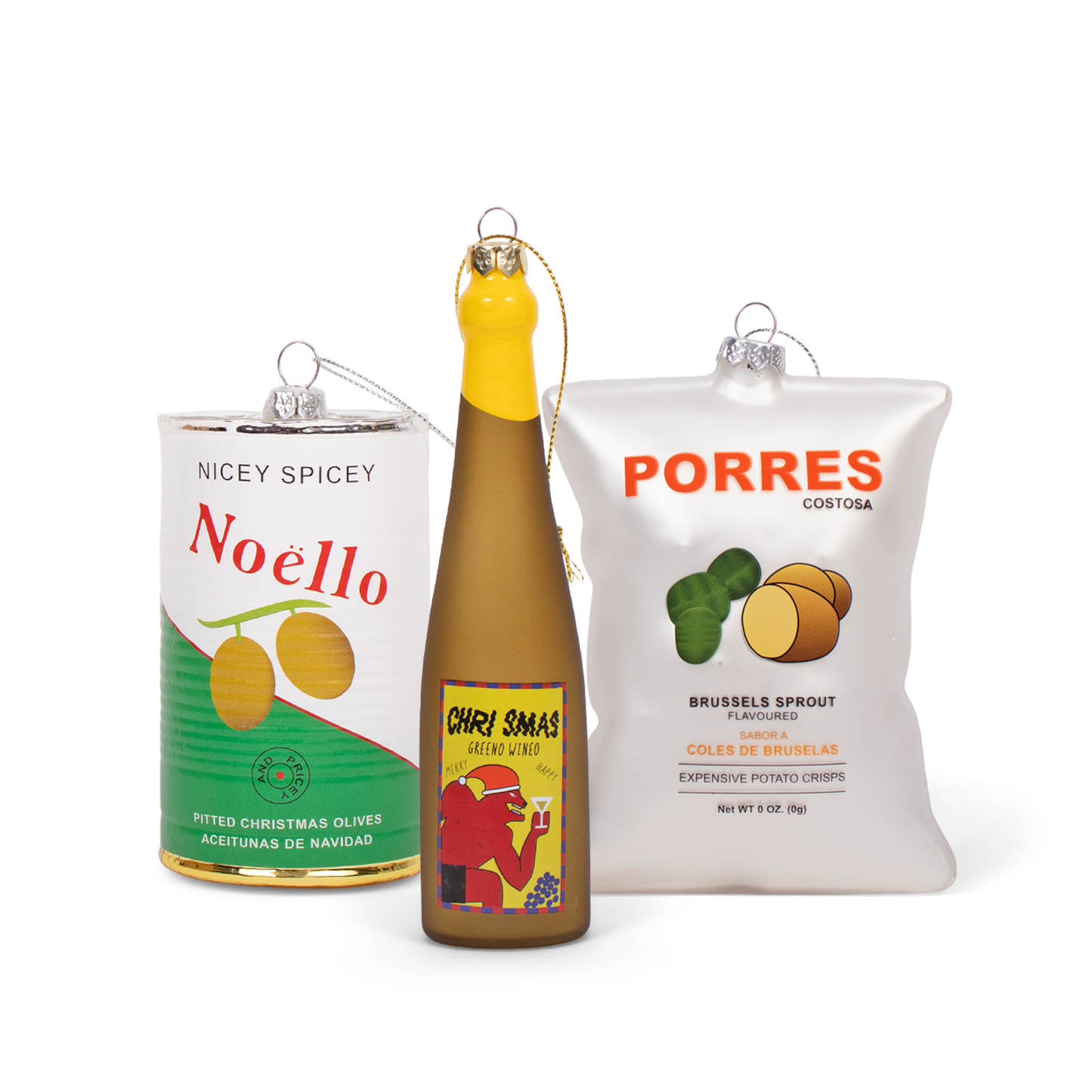 Porres Crisps Christmas Decoration, 10cm