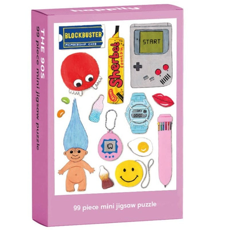 Retro 90's - 99 Piece Mini Jigsaw Puzzle