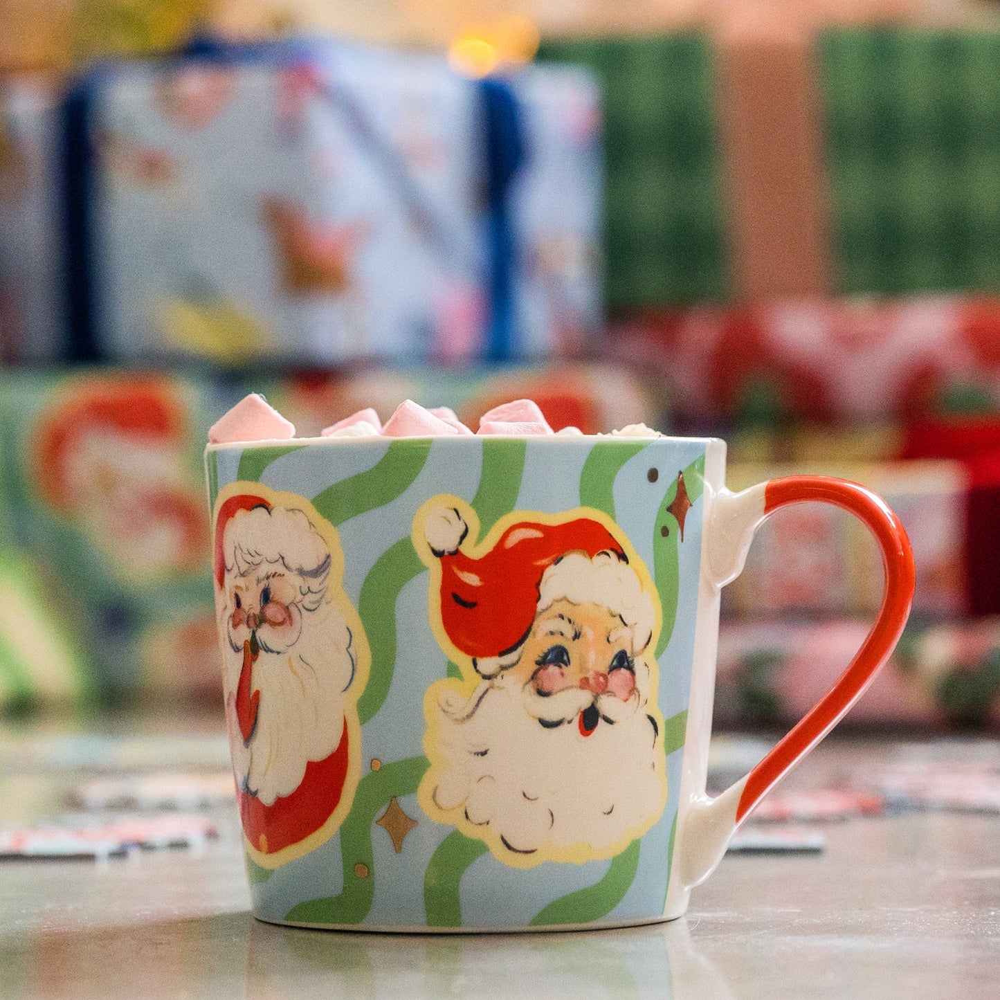 Retro Santa Christmas Mug