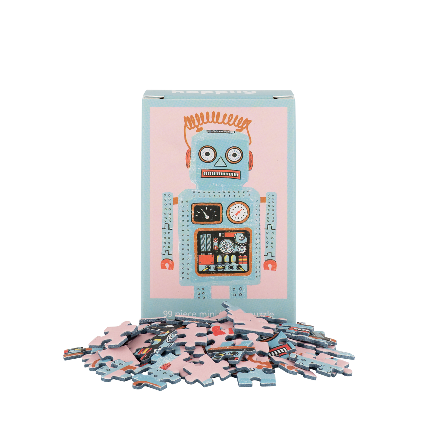 Robot - 99 Piece Mini Jigsaw Puzzle