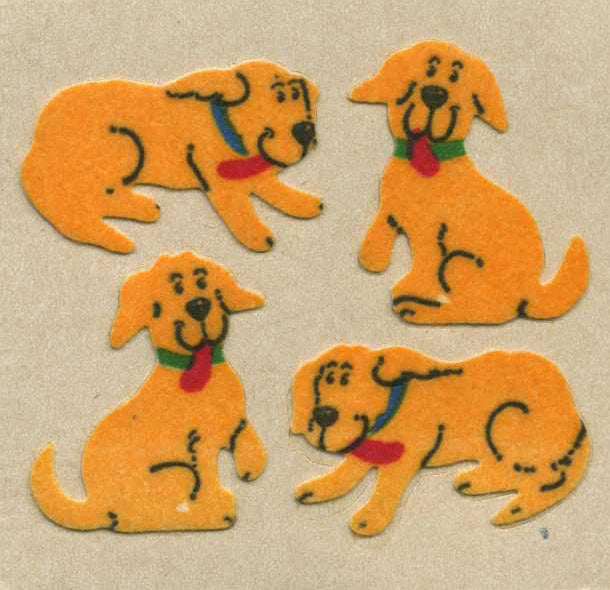 Vintage Stickers on the Roll ! Various Designs