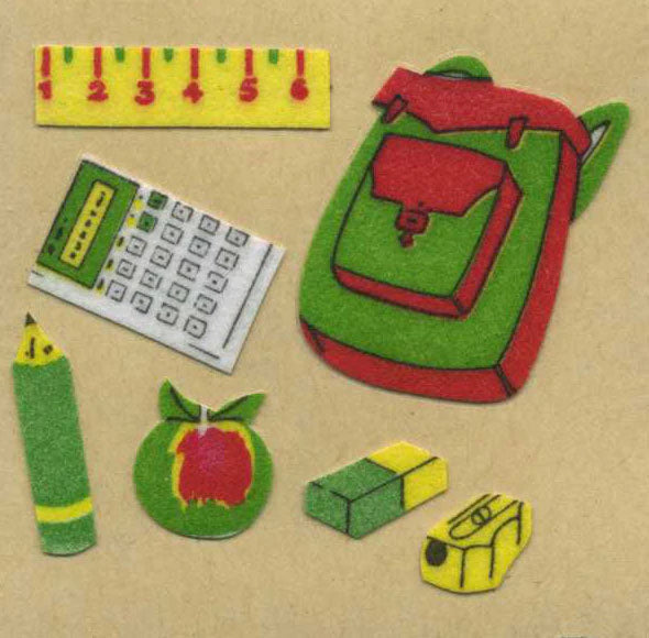 Vintage Stickers on the Roll ! Various Designs