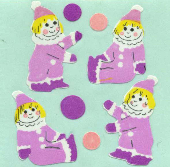 Vintage Stickers on the Roll ! Various Designs