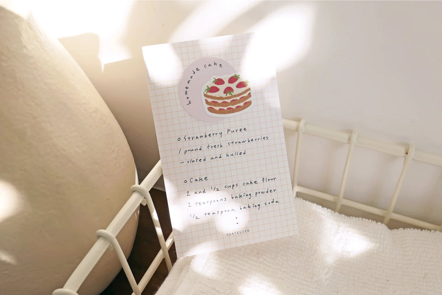Suatelier Cereal Sticker Pack- sweet cake
