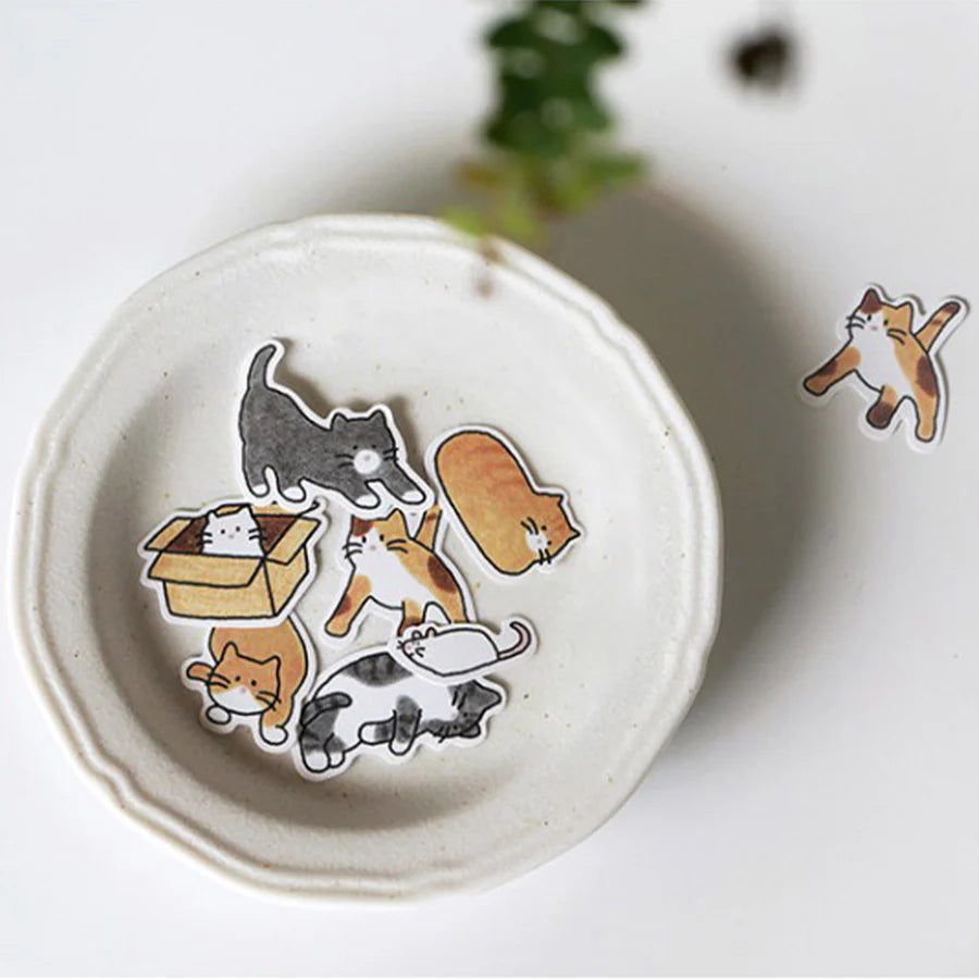 Suatelier Cereal Sticker Pack - cats