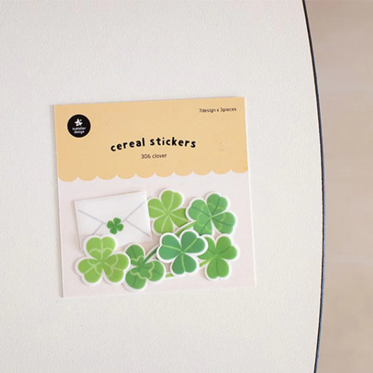 Suatelier Cereal Sticker Pack - clover