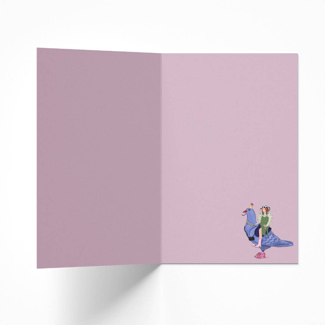 Saddle up, it's time to party birthday card