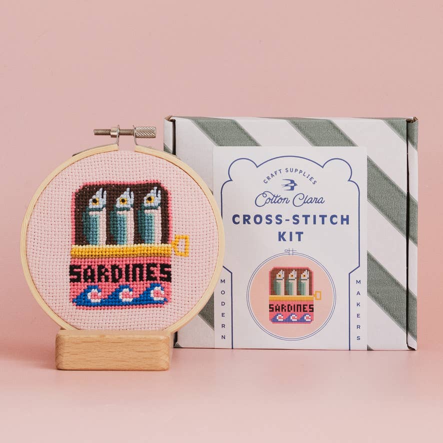 Sardines Cross Stitch Kit