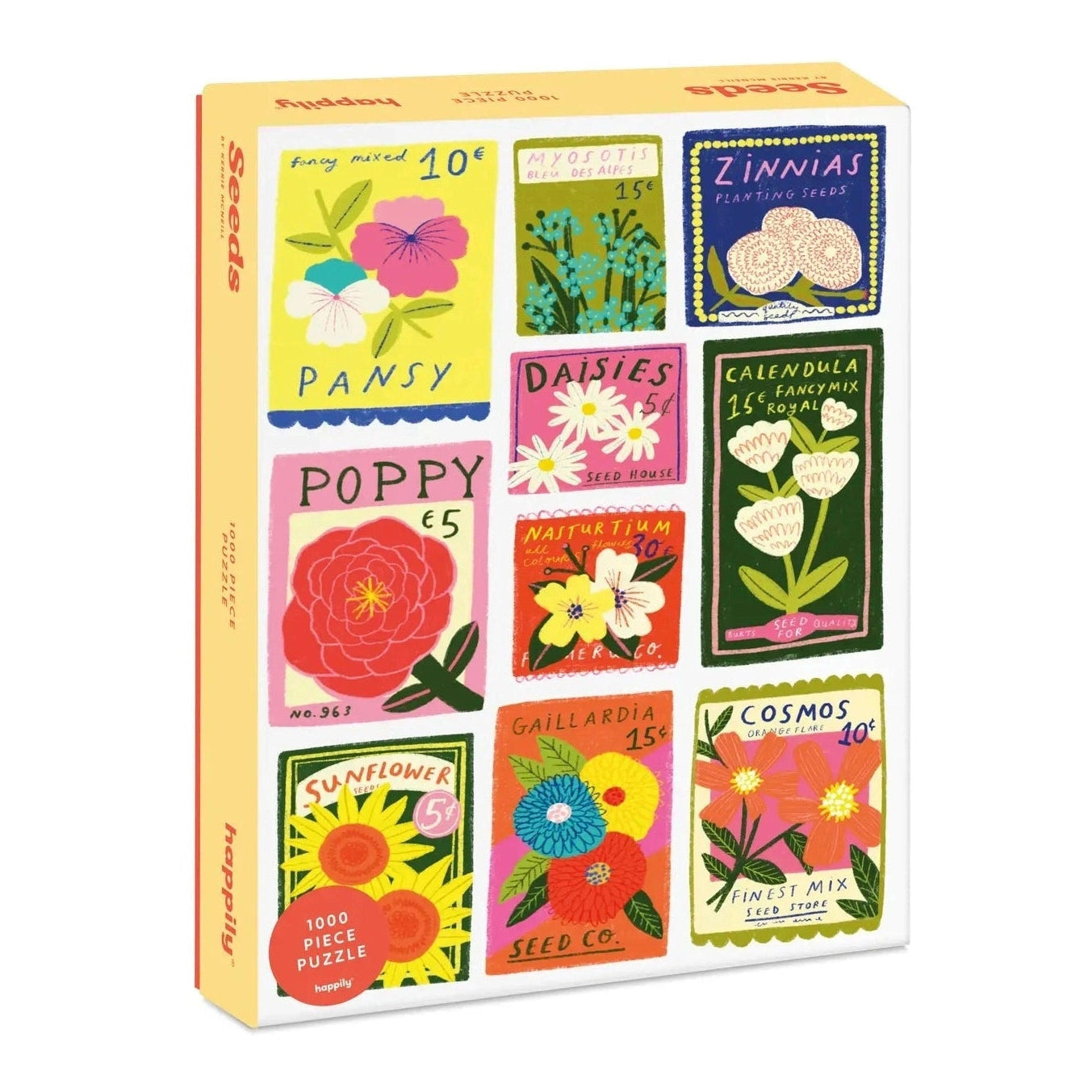 Seeds - Flower Packets - 1,000 Piece Premium Puzzle Jigsaw
