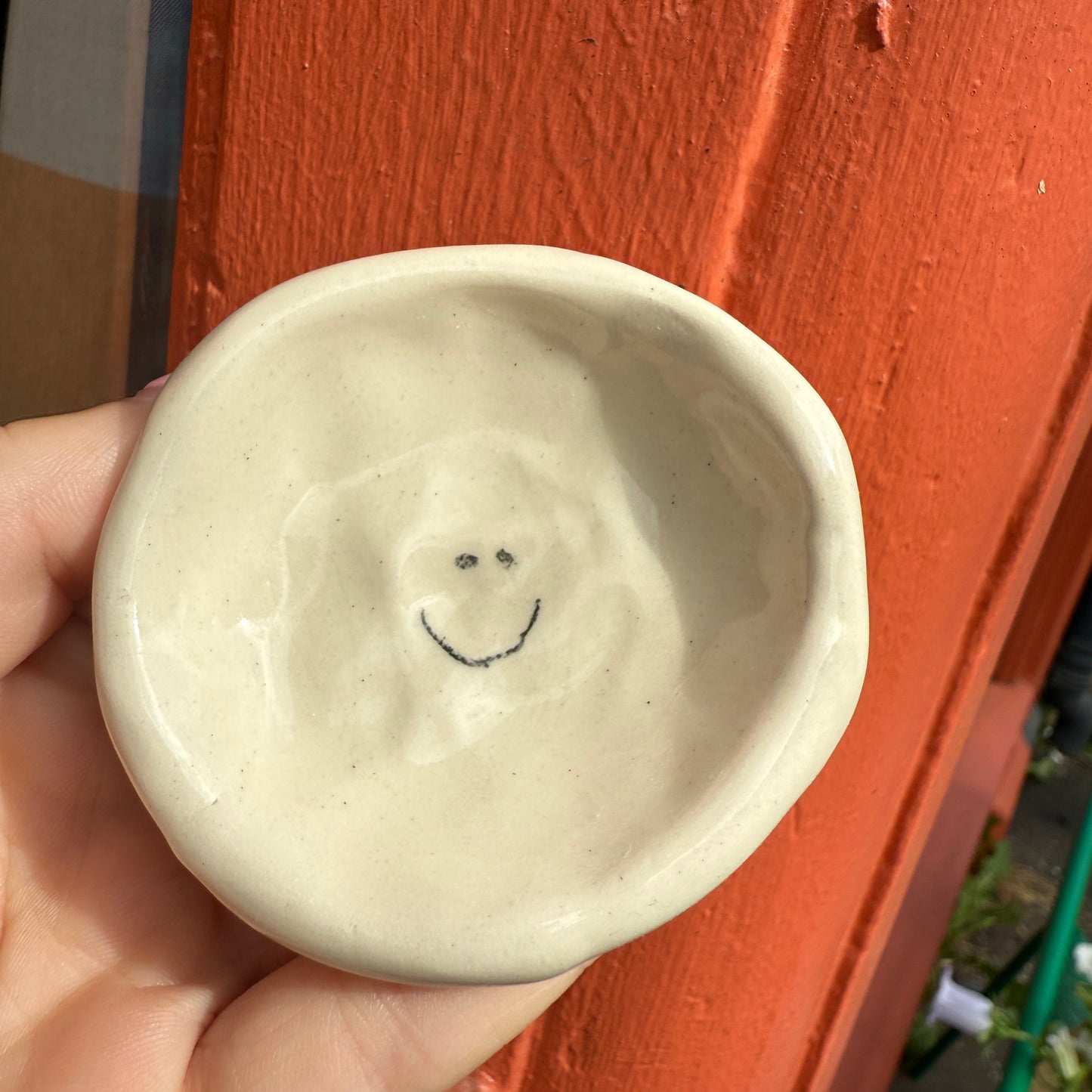 Smiley Round Trinket Dish
