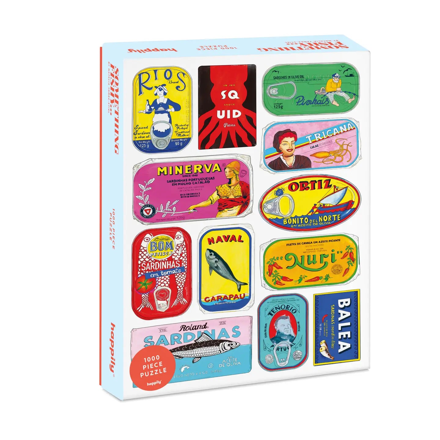 Something Fishy - Tinned Fish - 1,000 Piece Premium Puzzle Jigsaw