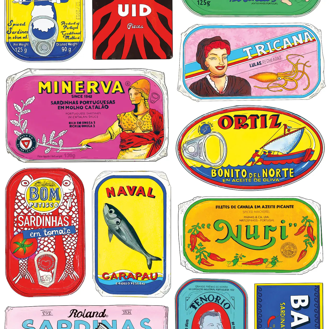 Something Fishy - Tinned Fish - 1,000 Piece Premium Puzzle Jigsaw