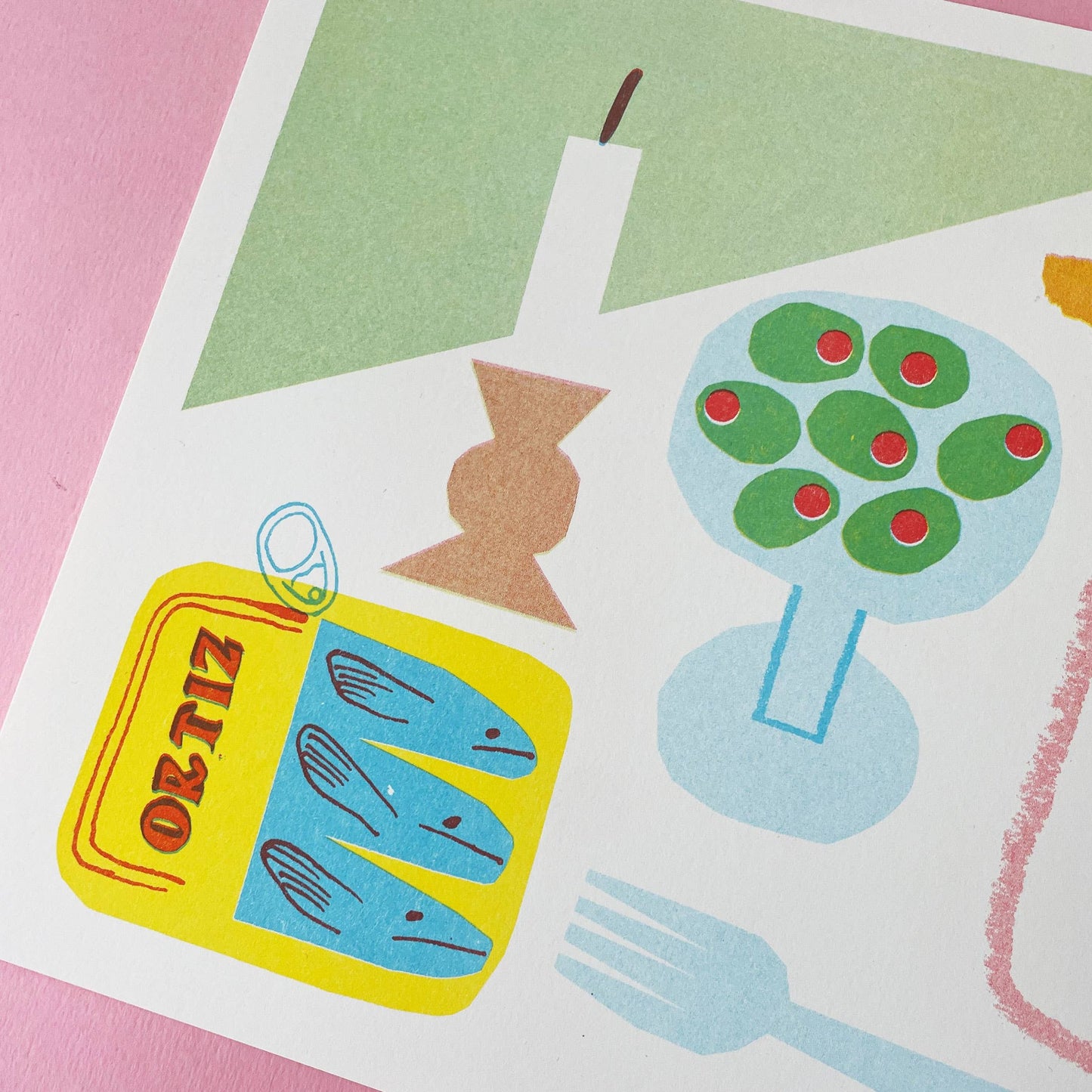 'Spring Table' Print A4